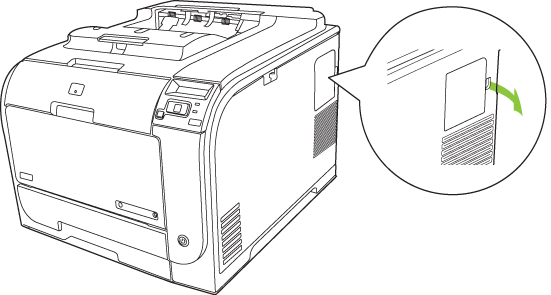 HP Color Laserjet CP2020 owl change dimm1 메모리 및 글꼴 DIMM 설치