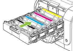 HP Color Laserjet CP2020 owl changepc 3 Pakeiskite spausdinimo kasetes