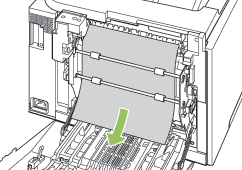 HP Color Laserjet CP2020 owl jam duplexer3 Åtgärda papperstrassel i duplexenheten (endast modeller med dubbelsidig utskrift)