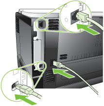 HP Laserjet P3010 nhu cables cord connect Iekšējo USB ierīču instalēšana