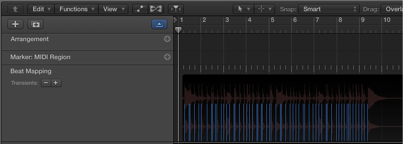 Figure. Beat Mapping track.