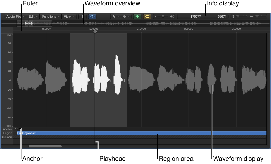 Figure. Sample Editor.